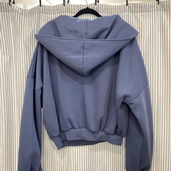 Blogilates Blue Zip-Up Hoodie - Picture 2 of 2